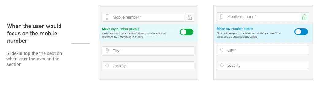 Mobile Number Privacy Flow